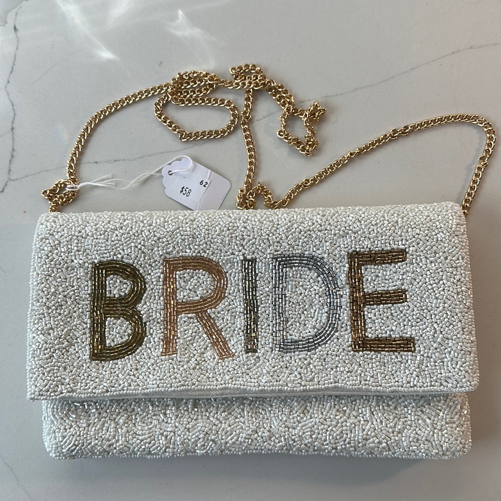 NWT Bride Sparkly Clutch